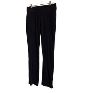 Athleta Navy Blue Straight Leg Pant With Pockets Front & Back Women's Small